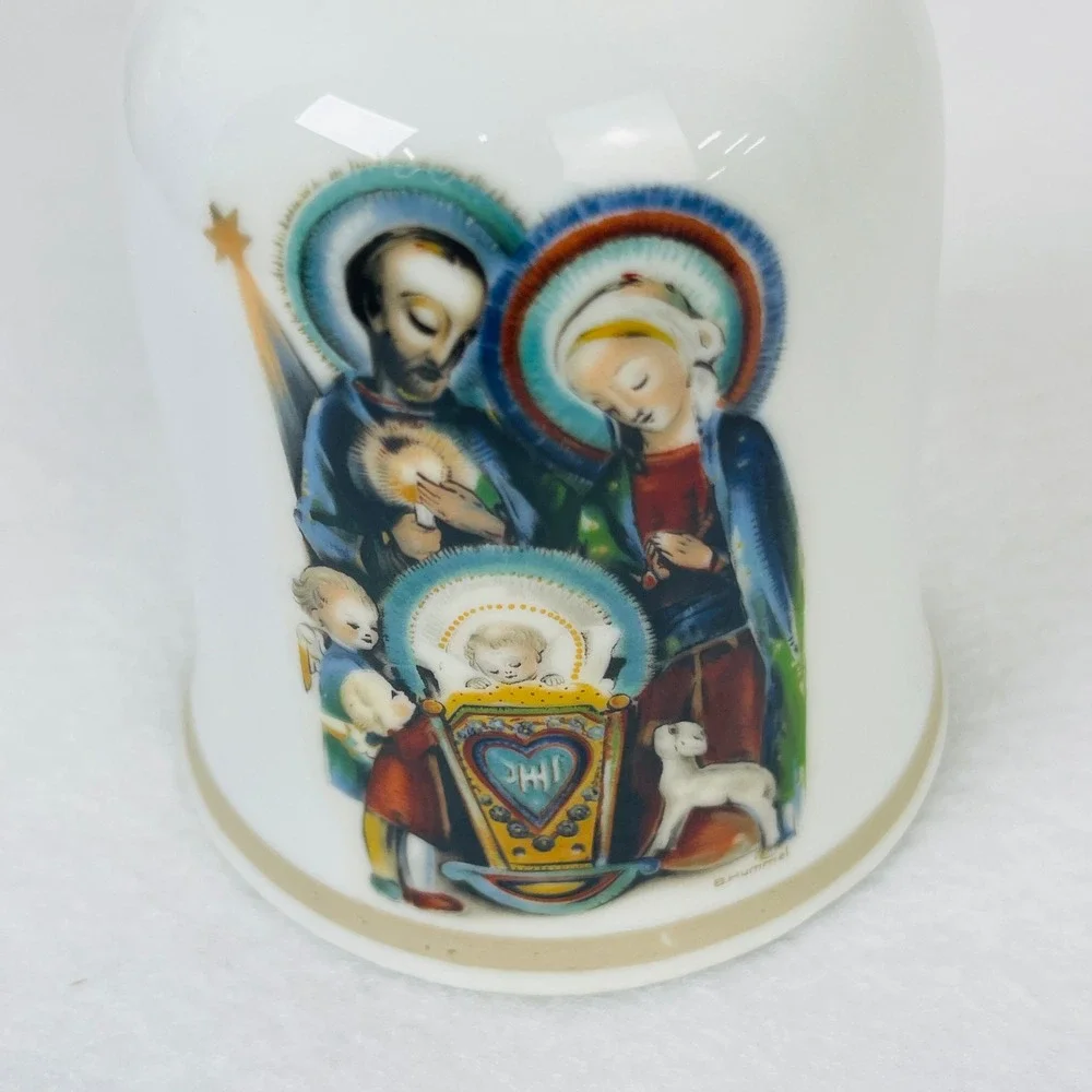 Berta Hummel Christmas 1973 Bell Nativity Schmid West Germany Limited Edition